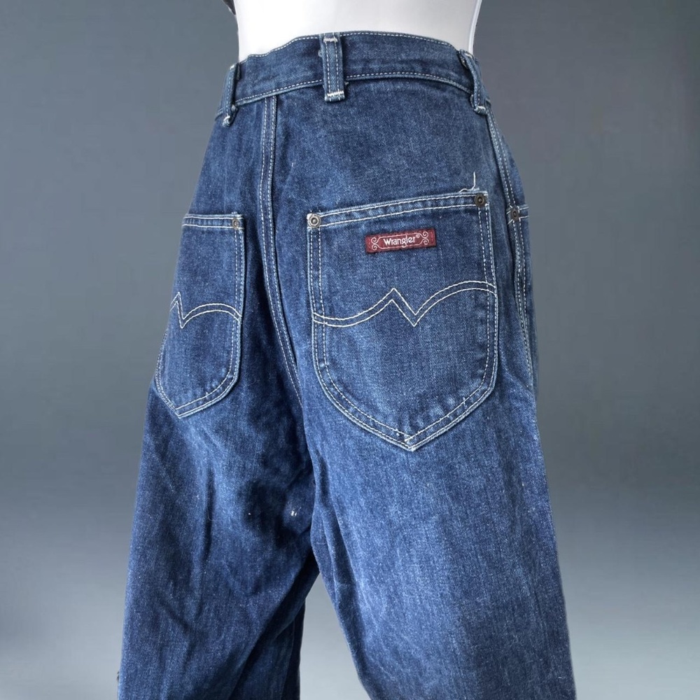 vintage 70s 80s wrangler no fault high rise mom jeans